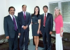 Miss Universe at Head Office April 2010